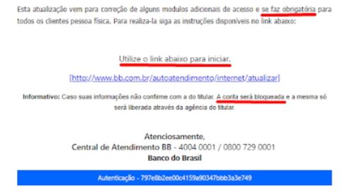 golpe de e-mail