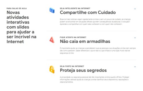 Seja Incrível Na Internet: Educadores