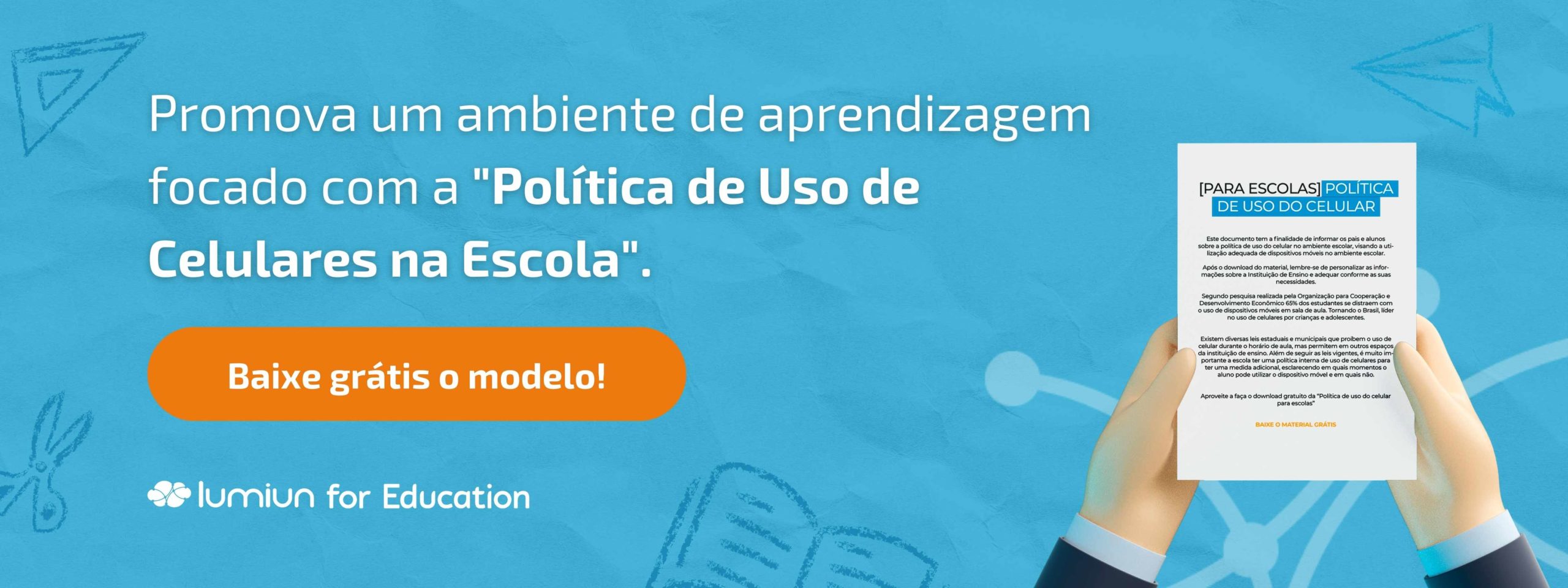 Política de uso de celular na escola