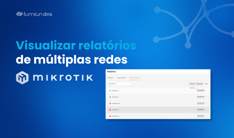 MikroTik relatório de múltiplas redes