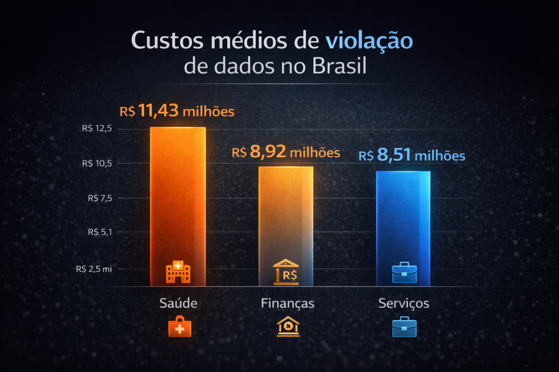 tendências cibersegurança 2026: custo médio de violação de dados no Brasil tendências cibersegurança 2026: custo médio de violação de dados no Brasil